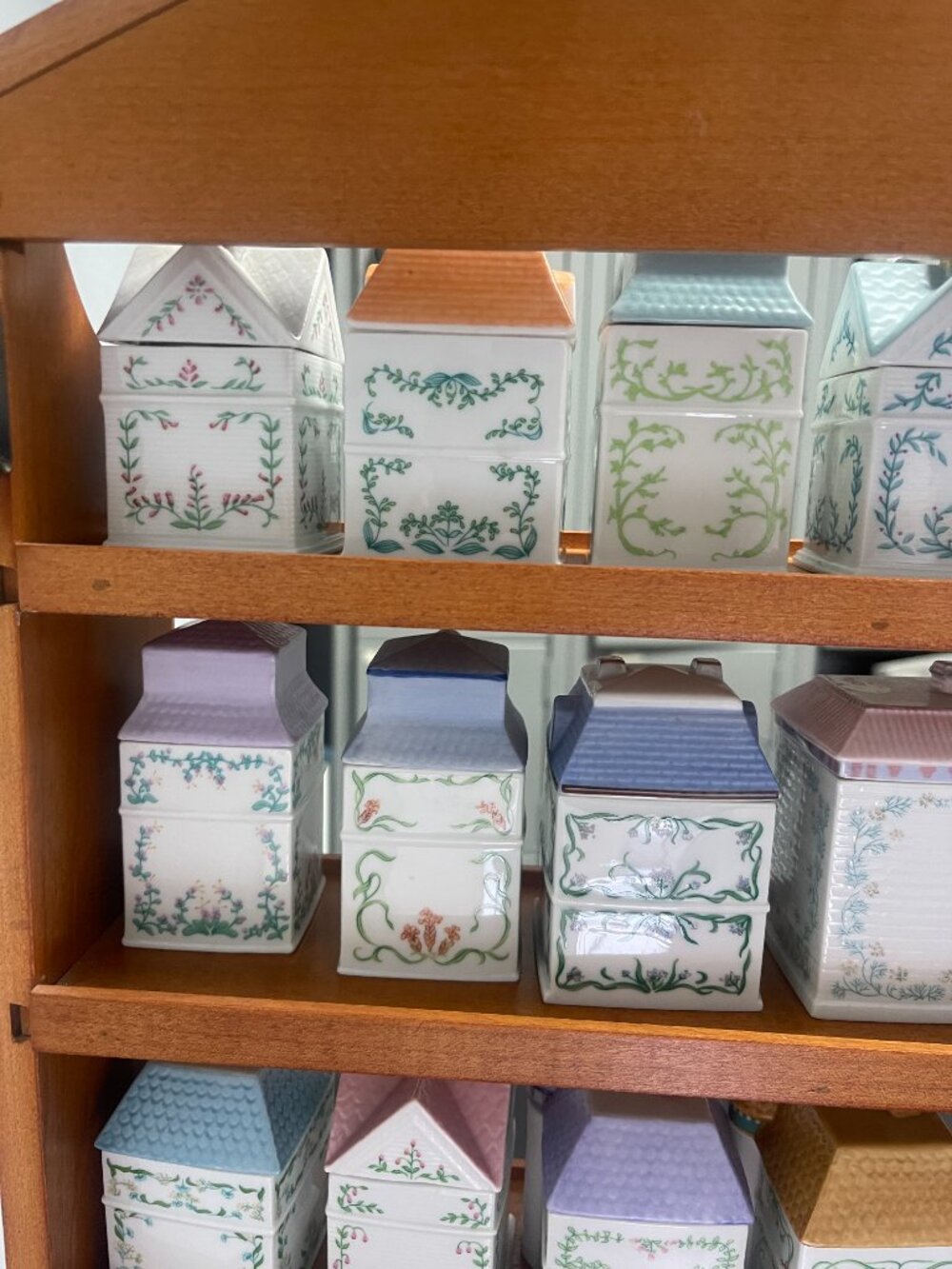 1989 Lenox Spice Village Complete Collection Original Rack 24 Houses - Picture 7 of 16